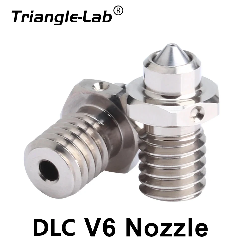 Trianglelab DLC V6 Nozzle Hardened Steel Copper Alloy High Temperature Wear Resistant for V6 Hotend TD6 MATRIX DRAGON 3d Printer