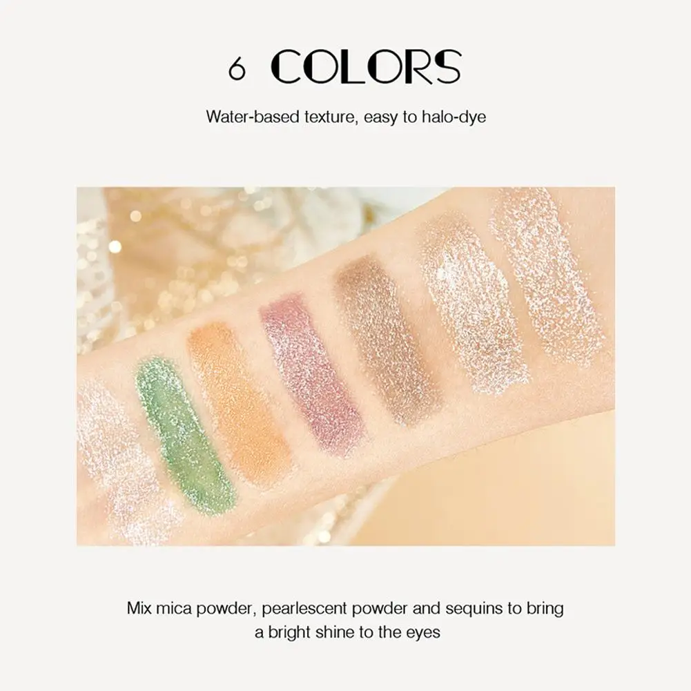 7 Colors Glitter Mascara Quick Dry Long Lasting Waterproof Curling Thick Shiny Eyelash Fashional Sexy Diamond Mascara For Makeup