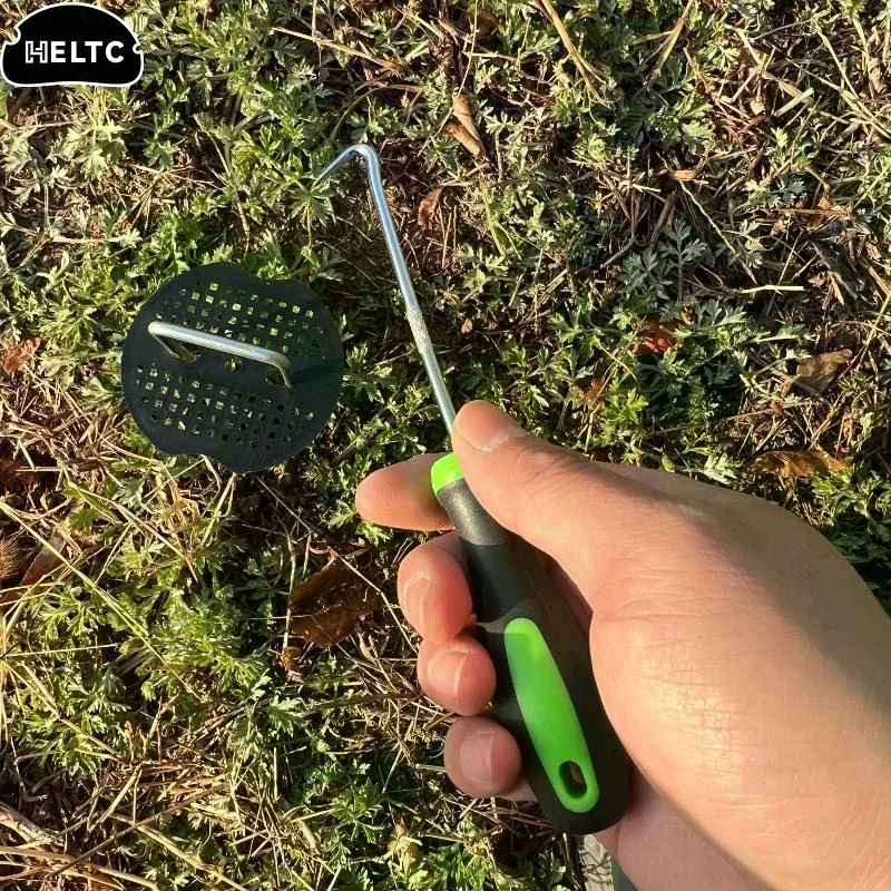 1pc Heavy-Duty U-Shaped Metal Hook, Lawn Loosening Tool, Perfect For Weeding And Soil Removal, Sturdy Construction