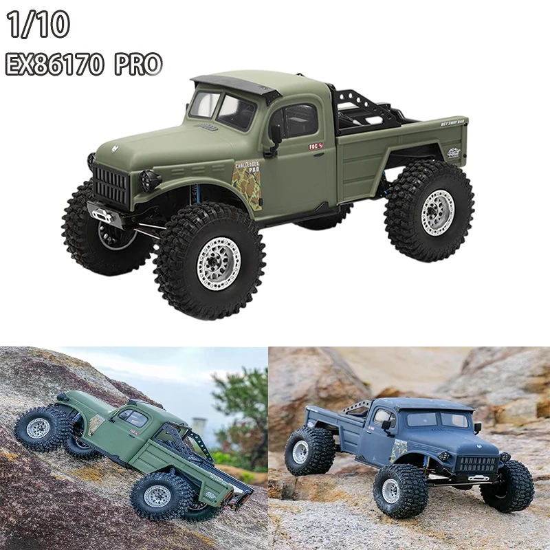 

1/10 RGT EX86170PRO Challenger Off-road Climbing RC Car 1:10 Upgraded 2 Modes 4WD Brushless Remote Control Car Simulation Model