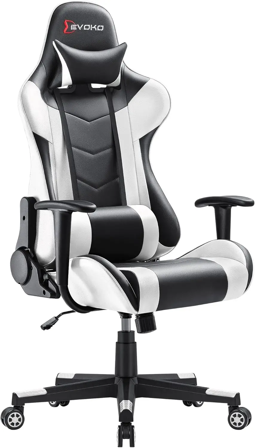 

Ergonomic Gaming Chair Racing Style Adjustable Height High Back PC Computer Chair with Headrest and Lumbar Support Execut