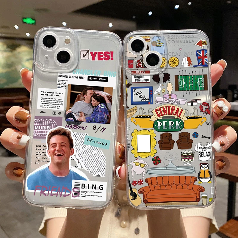 Central Perk Coffee friends tv Show Phone Cover For iPhone 11 12 13 14 15 16 Pro Max X XR XSMax 15 16Plus Soft Silicone TPU Case