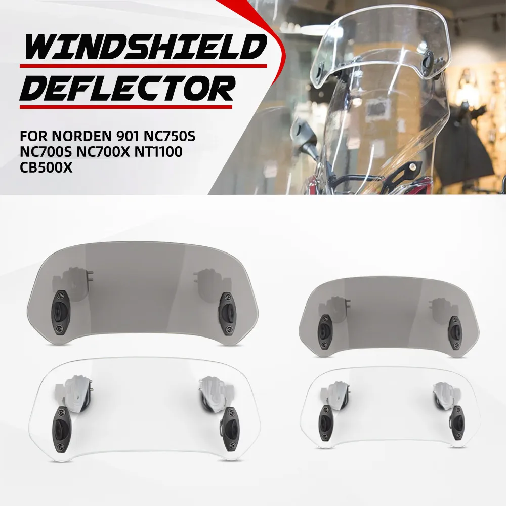 NC750X Motorrad-Windschutzscheibe X-ADV 750 ADV 350 150 FÜR Norden 901 NC750S NC700S NC700X NT1100 CB500X Windschutzscheibe Windabweiser