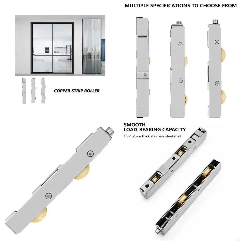 

Прецизионные скольжения Ролики для дверей патио Стальные ролики для раздвижных дверей Простая установка