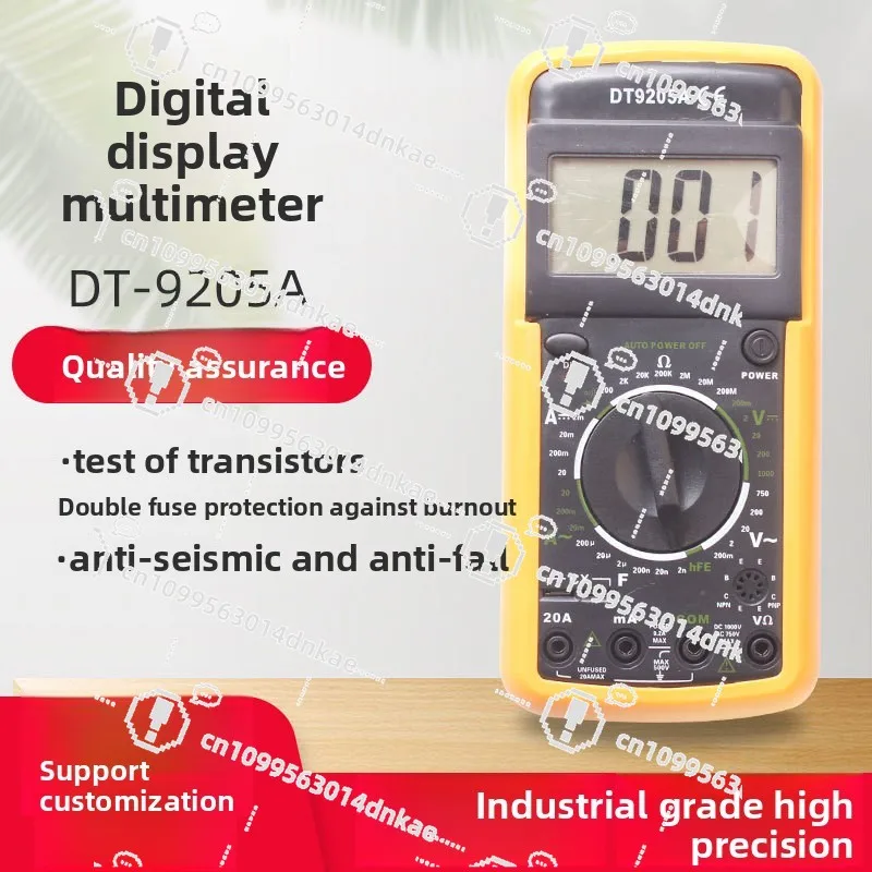 

DT9205A Ручной многофункциональный цифровой мультиметр для электрика