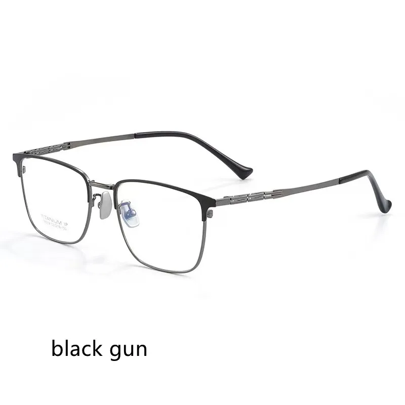 

53mm Pure Titanium Eyeglasses Frame Men Square Eyewear New Male Classic Full Optical Prescription Glasses Frames 18309