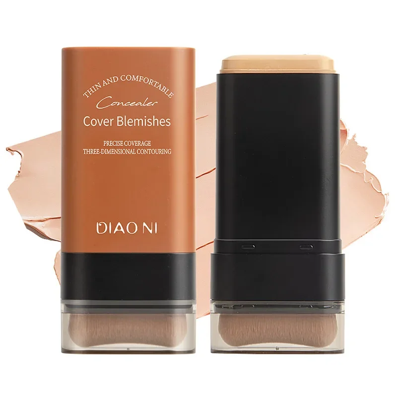 Gomme fond de teint bâton, velours lumière humide correcteur fond de teint liquide longue durée maquillage impeccable visage beauté maquillage cosmétiques