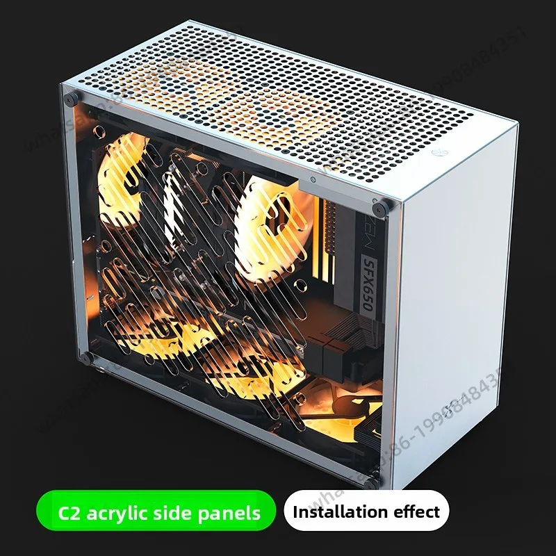 Advanced Fully Transparent Acrylic Desktop Case With Cooling Vent C1/C2/C2P/C2M…