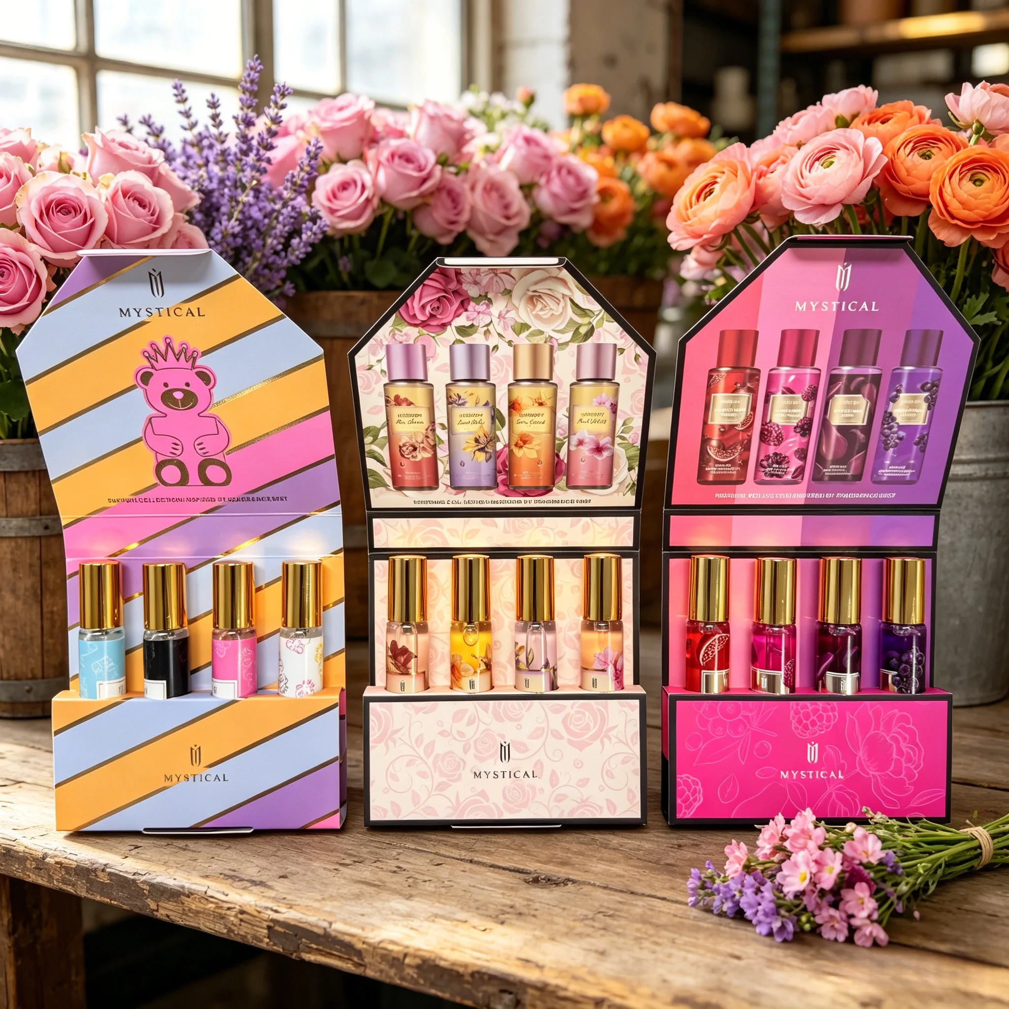 Mystical Women's And Men's Perfume Gift Set, Long-lasting Fresh Fragrance, Unisex Design, Portable Travel Size, Enduring Scent. Perfect For Mother's Day, Valentine's Day, Father's Day, Birthday Gifts, Daily Life, Dating And Gifting Purposes