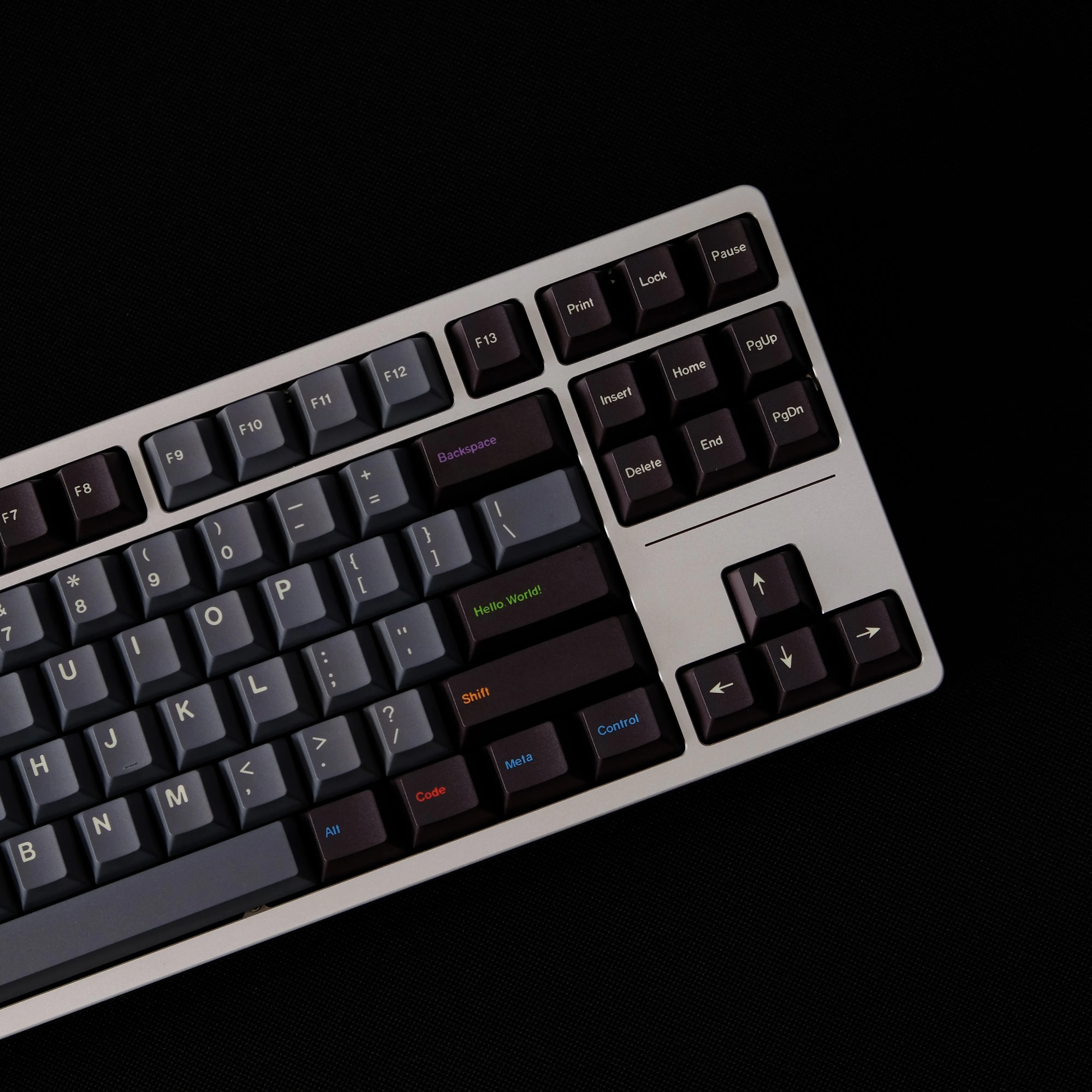 Cherry Profile PBT Coder tema GIT143/Keycaps Reguler untuk Keyboard Mekanis Cherry MX Switch