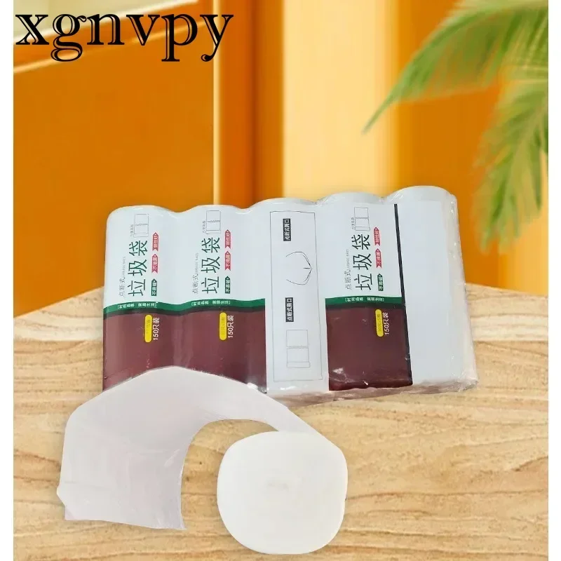 xgnvpy Eco Friendly Small Garbage Bags Disposable Roll Dorm Kitchen Easy Break Point Quick Disposal Convenient Use