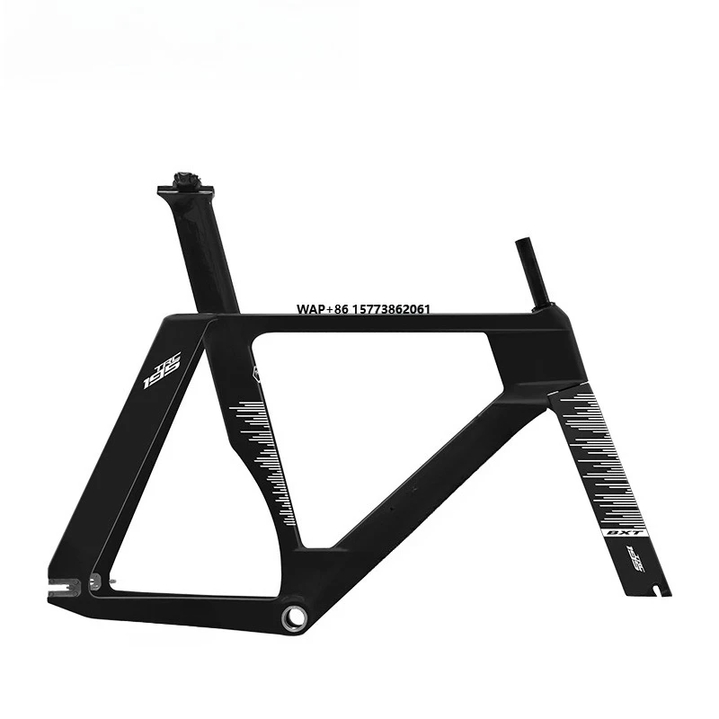 

700C Fixed Gear Track Bike Frame TRC-195 Carbon Track Frame Single Speed Carbon Fibre Road Frame Hub 10x120mm