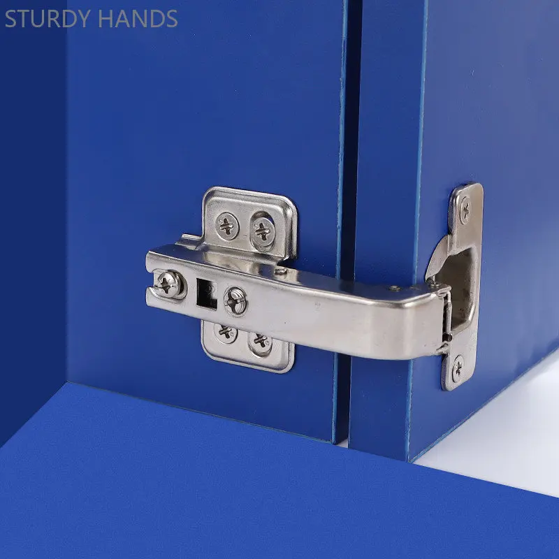 

1Pc 90 Degrees Stainless Steel Cupboard Hydraulic Hinges Damper Buffer Soft Close Hinge Cabinet Furniture Hardware with Screw