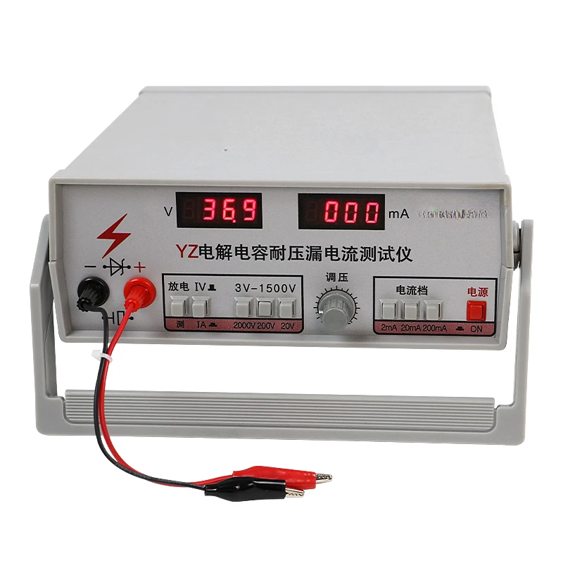 Electrolytic capacitor voltage leakage current tester insulation resistance diode voltage regulation