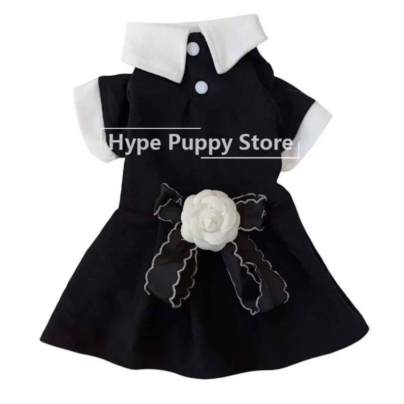 Fashion Pet Dog Clothes for Small Dogs Princess Style Dress for Chihuahua Polo Shirt for Puppy Pet Clothing PC2354