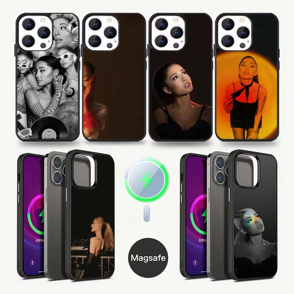 

A-Ariana Grande Phone Case For iPhone 16,15,14,13,12,11,Pro,Max,Plus,Mini,Magsafe,Magnetic Wireless Charging Case