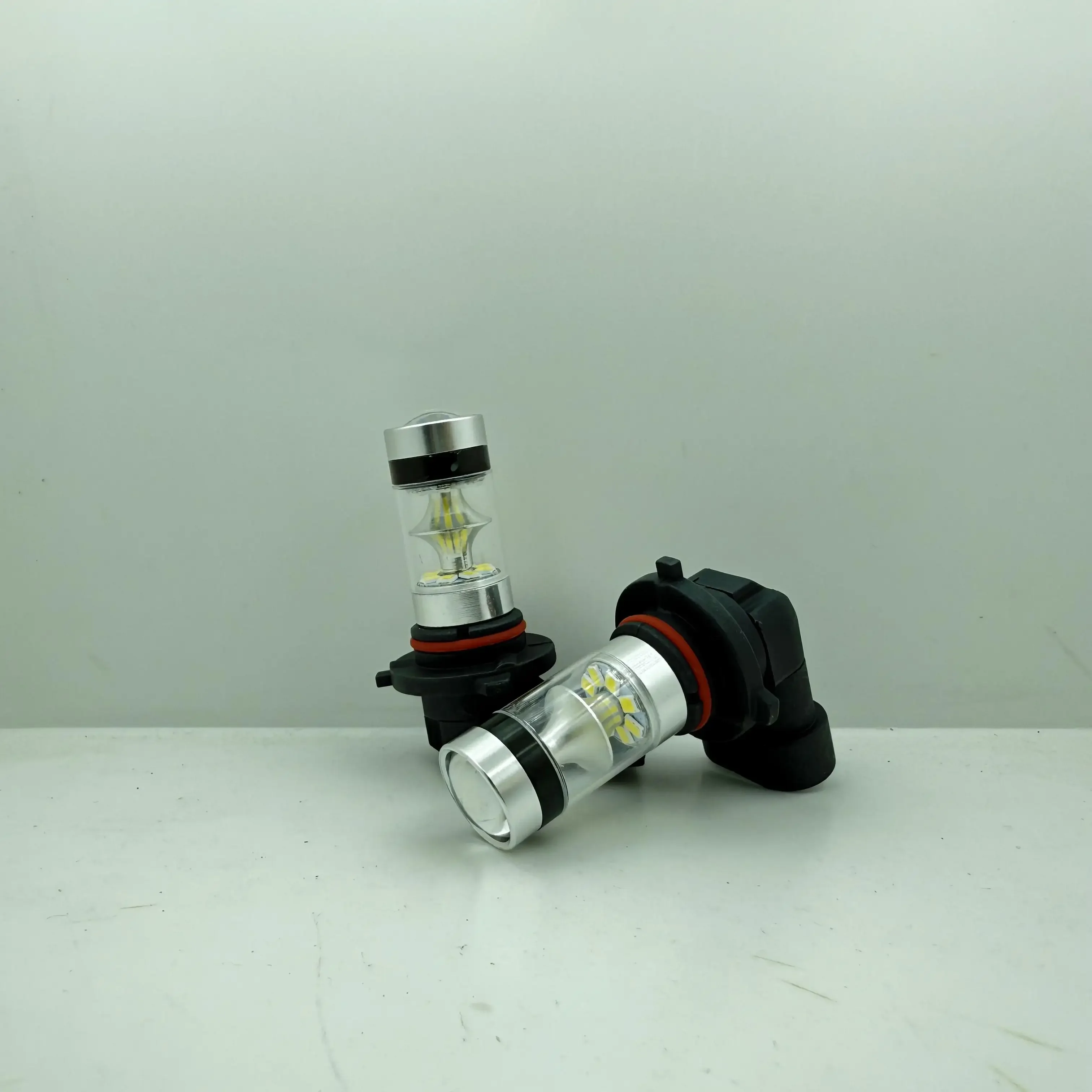 2x 9005/9006/9145 LED ضوء القيادة الضباب 30306000K أبيض و 4300K أصفر 8000K أزرق ثلجي 12-24V متوافق، لا حاجة إلى بطارية، #4