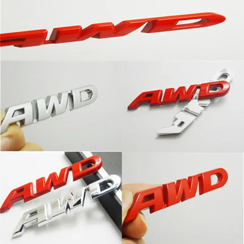 3D 'Awd' Logo Car F…