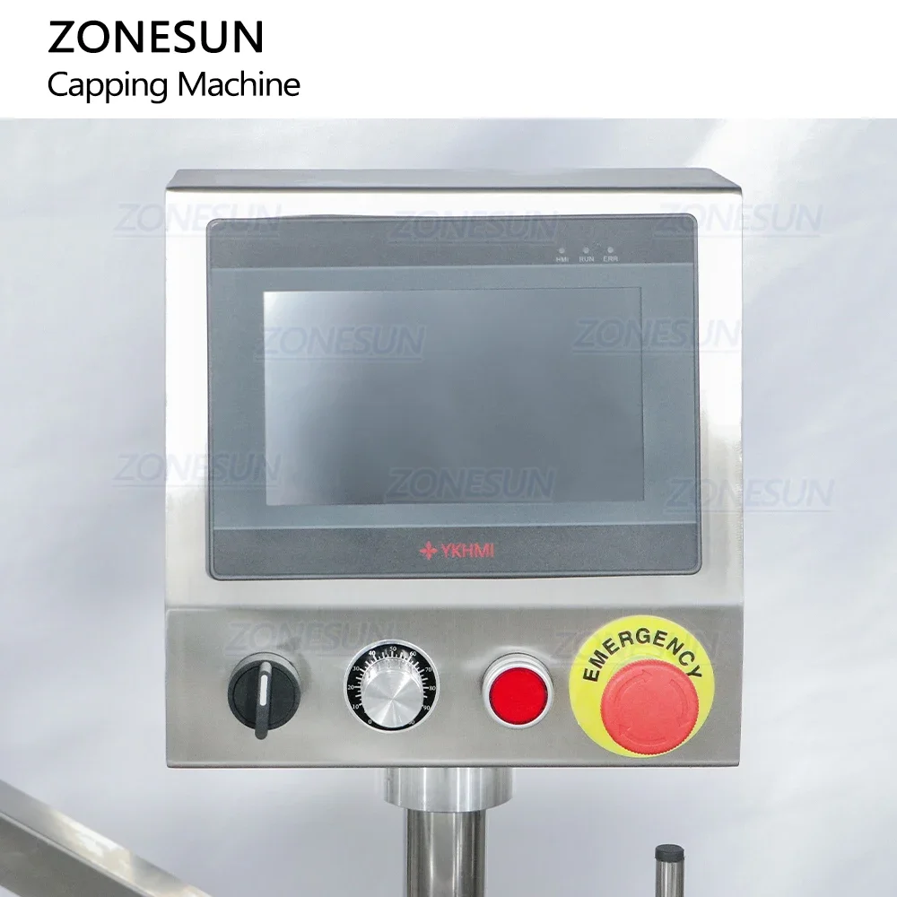 ZONESUN ZS-XG16X Automatic Liquid Solution Reed Diffuser Skin Toner Inner Stopper Pressing Cap Screwing Capping Machine