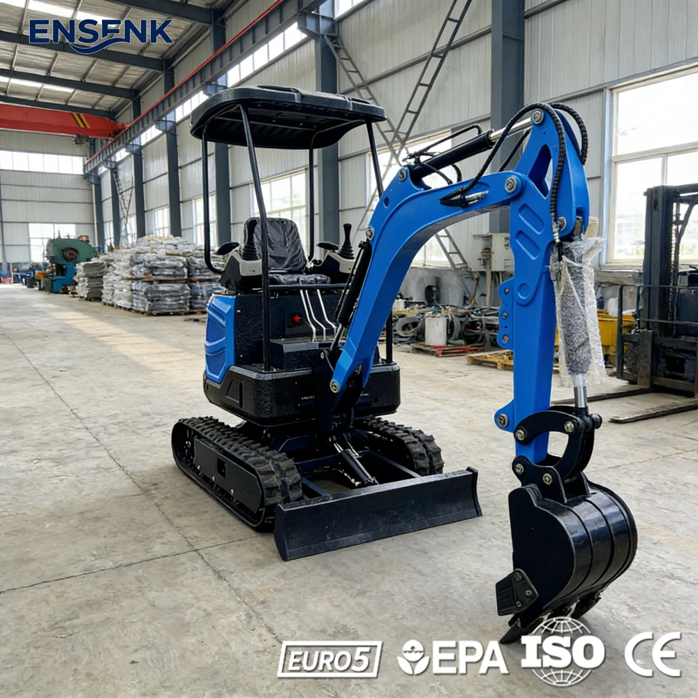 

Mini Excavator 0.8Ton 1.5Ton Construction 1.8Ton 2.0Ton Yanmar Diesel EPA Euro 5 CE Multifunctional Agricultural Digger Europe