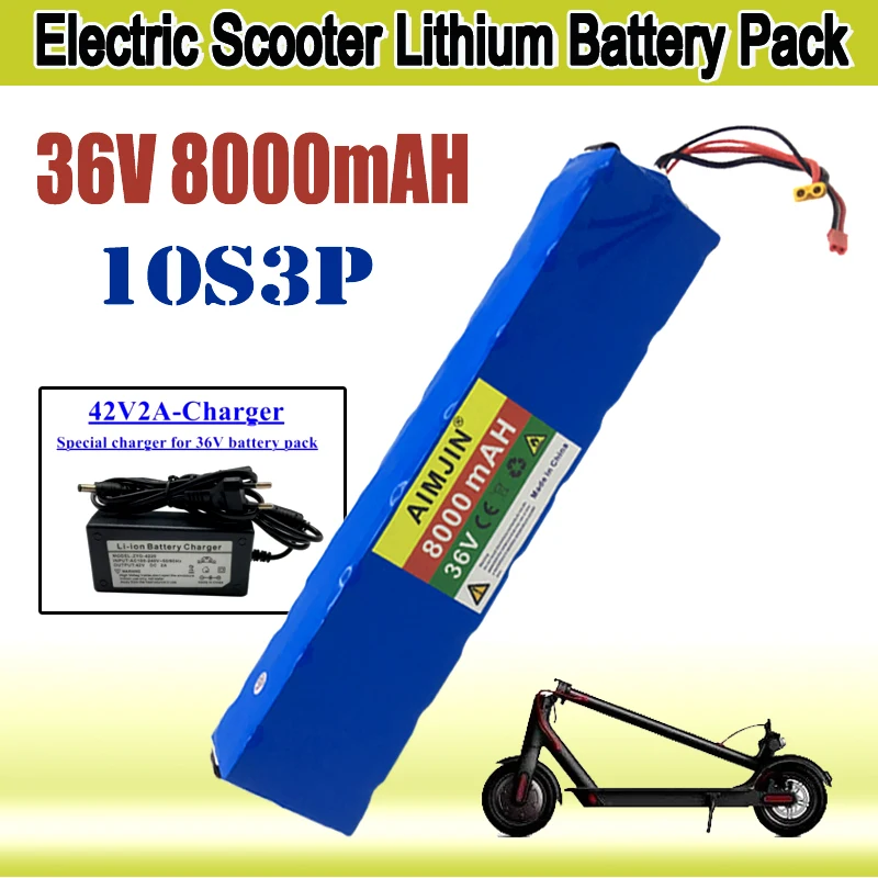 

10S3P 36V 8000mAh 8.0Ah Electric Scooter Battery 18650 Lithium ion for Xiaomi M365/1S Special Battery Pack ﻿