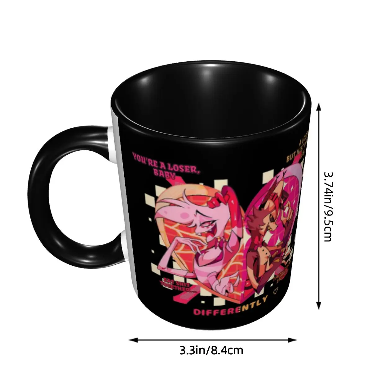 Hazbines Hoteles Alastor Vox 2 Mugs Novelty Coffee Cup Gift For Women Men 3