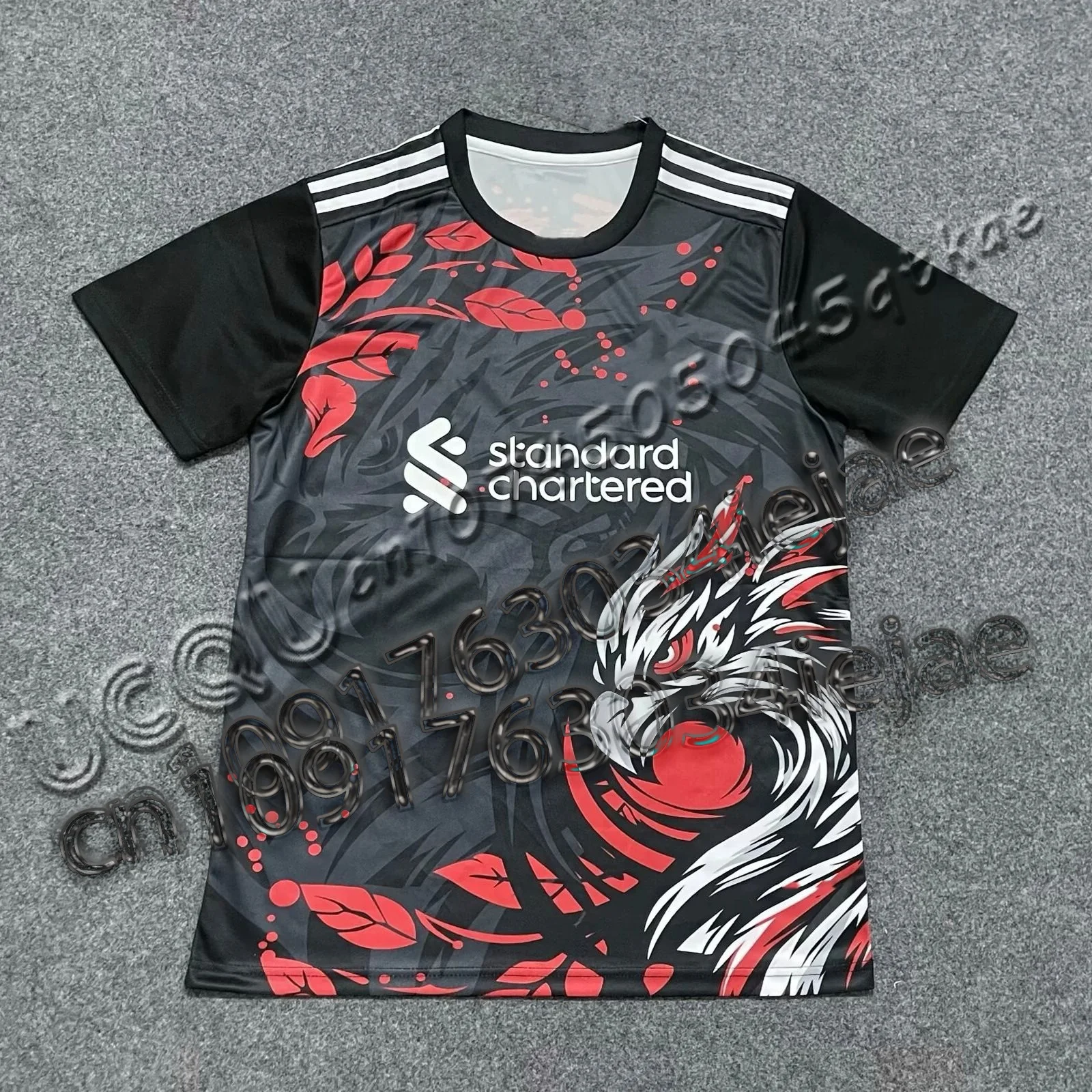 

New Football Jerseys Warm-up Training Clothes T-shirt Children Men's Liverpool Special edition Football Jerseys MOTO
