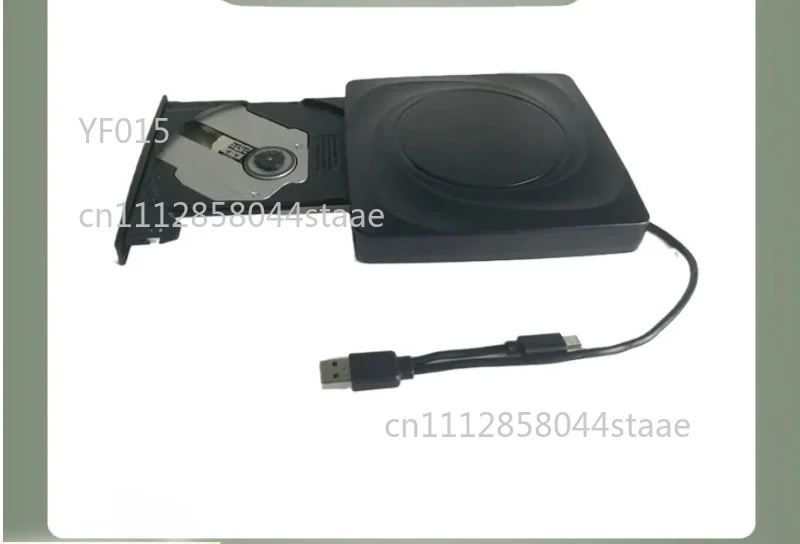 USB 3.0 & Type-C External DVD RW Drive Portable CD/DVD Burner for Laptop Desktop, Compact Design