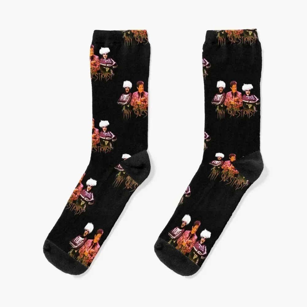 

David S. Pumpkins - Any Questions V Socks Sports Rugby Ladies Socks Men's