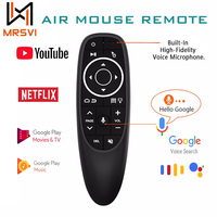 MRSVI G10S PRO Universal Voice Remote Control 2.4G Wireless,Backlit,IR Learning,Gyroscope Air Mouse Control for Android TV Box
