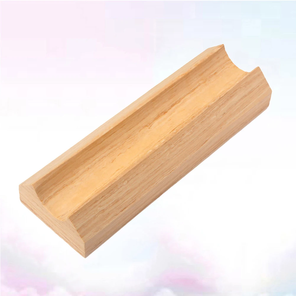 

Straight Guitar Support Handle Finger Board Wood Grain Neck Holder Block Khaki Fingerboard Guitars