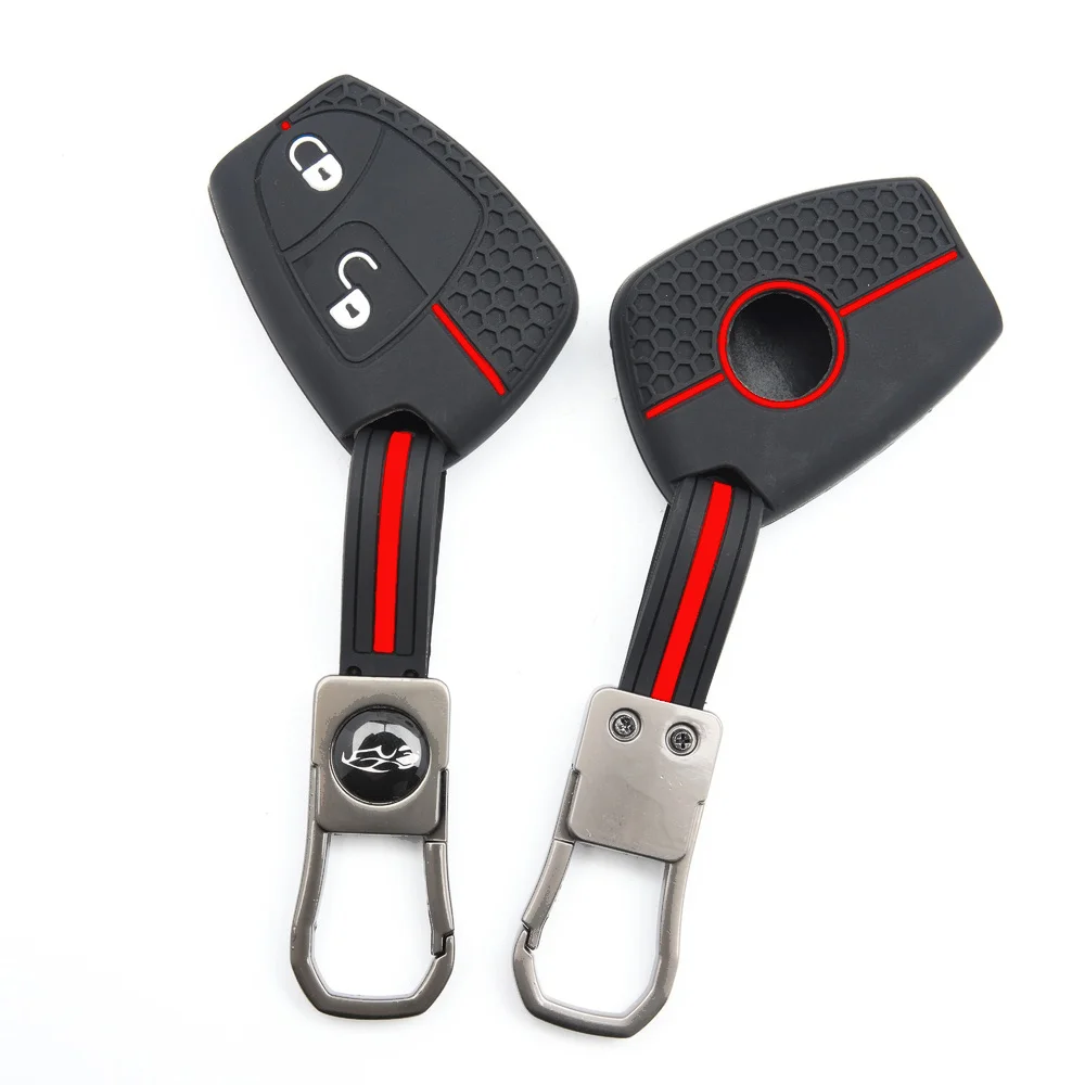 Soft Key Holder Keychain For Mercedes-Benz CL55 CL600 CL65 C230 C240 C280 C320 Secure Grip Comfortable Soft Touch Exact Fit