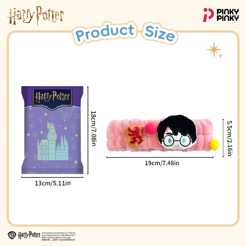 Pinky Harry Potter Plush Hair Band Blind Box Cute 3D Figure for Daily Halloween Christmas Birthday Gift for Students Fans Women view 6