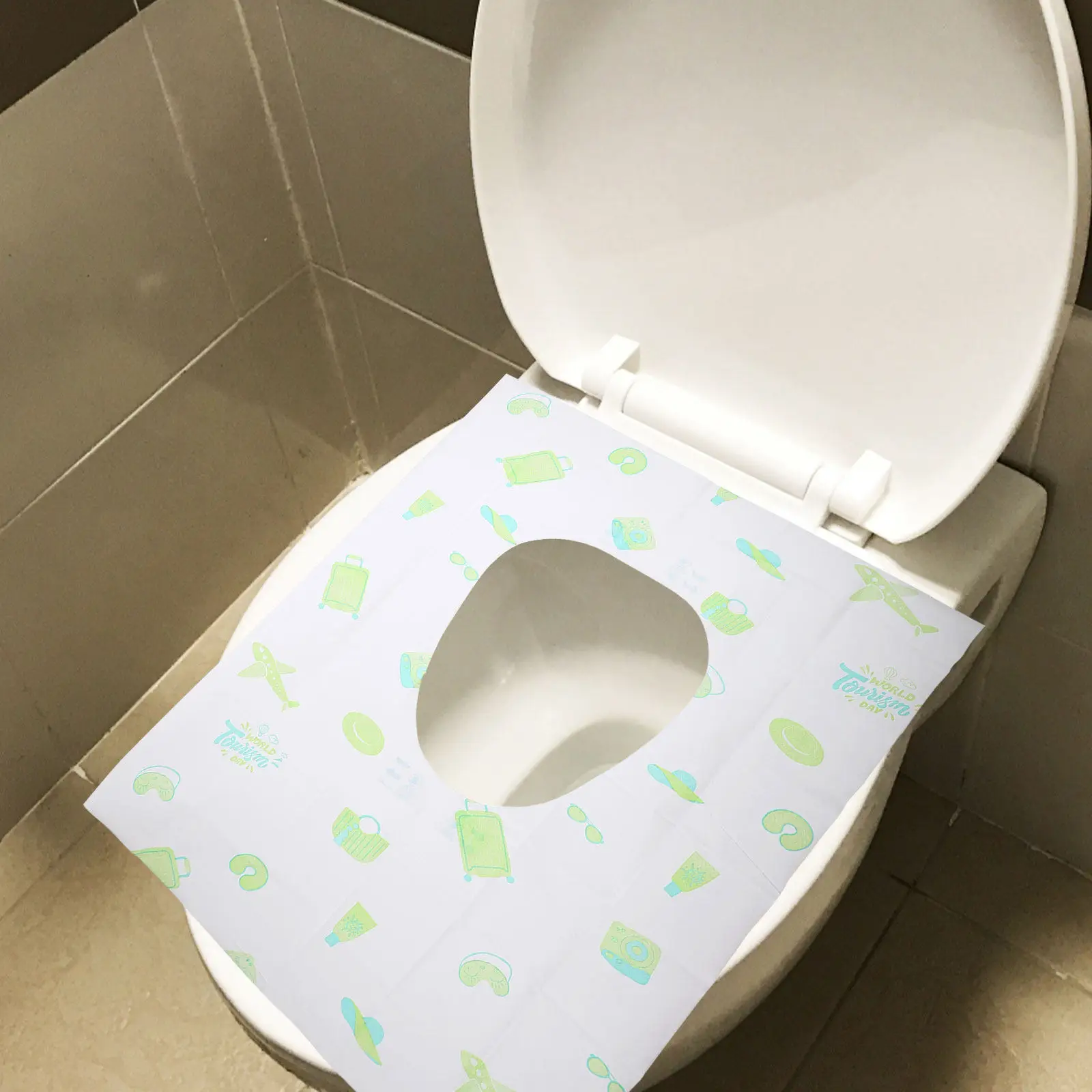 

40Pcs Portable Disposable Toilet Seats Covers Travel Toilet Pad Hotel Bathroom Hygiene Cleaning Supplies Cleaning Supplies