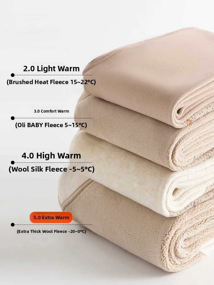 하이웨이스트 요가 팬츠 안감이 있는 추가 보온 타이츠 가을 겨울 플러스 사이즈 여성용 베이스 레이어 팬츠