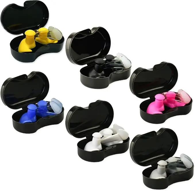 Swim Earplug Protector Case 1pc Waterproof Silicone Reusable Ear for Men Women Swimming Pool Shower Surfing Canoeing