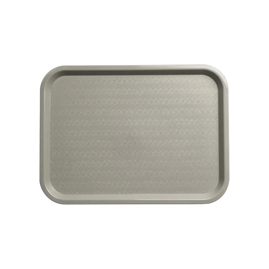 

Cafe Fast Food Cafeteria Tray with Patterned Surface for Cafeterias Fast Food And Dining Room Plastic 16.31 X 12.06 X 0.7 Inche