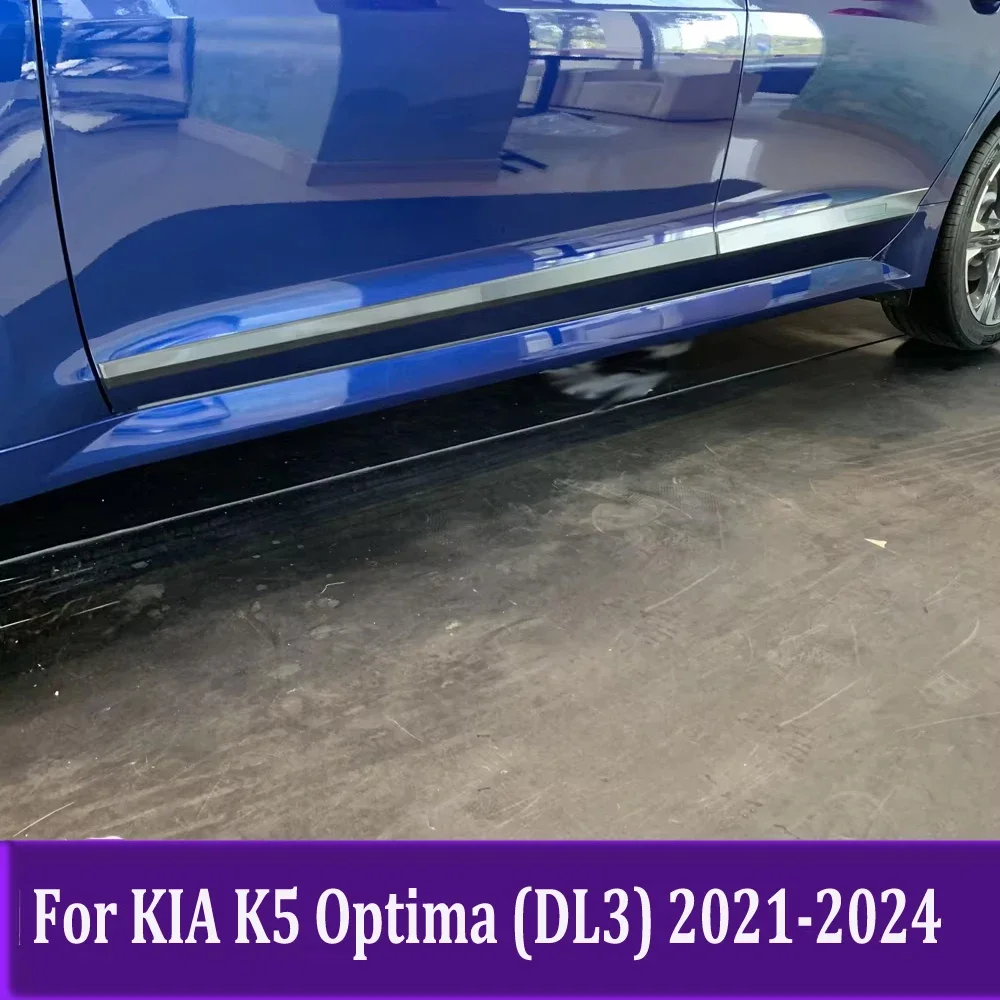 

Боковая дверь, корпус, литье, фотообложка, отделка для KIA K5 Optima (DL3) 2021 2022 2023 2024, хромированные внешние аксессуары