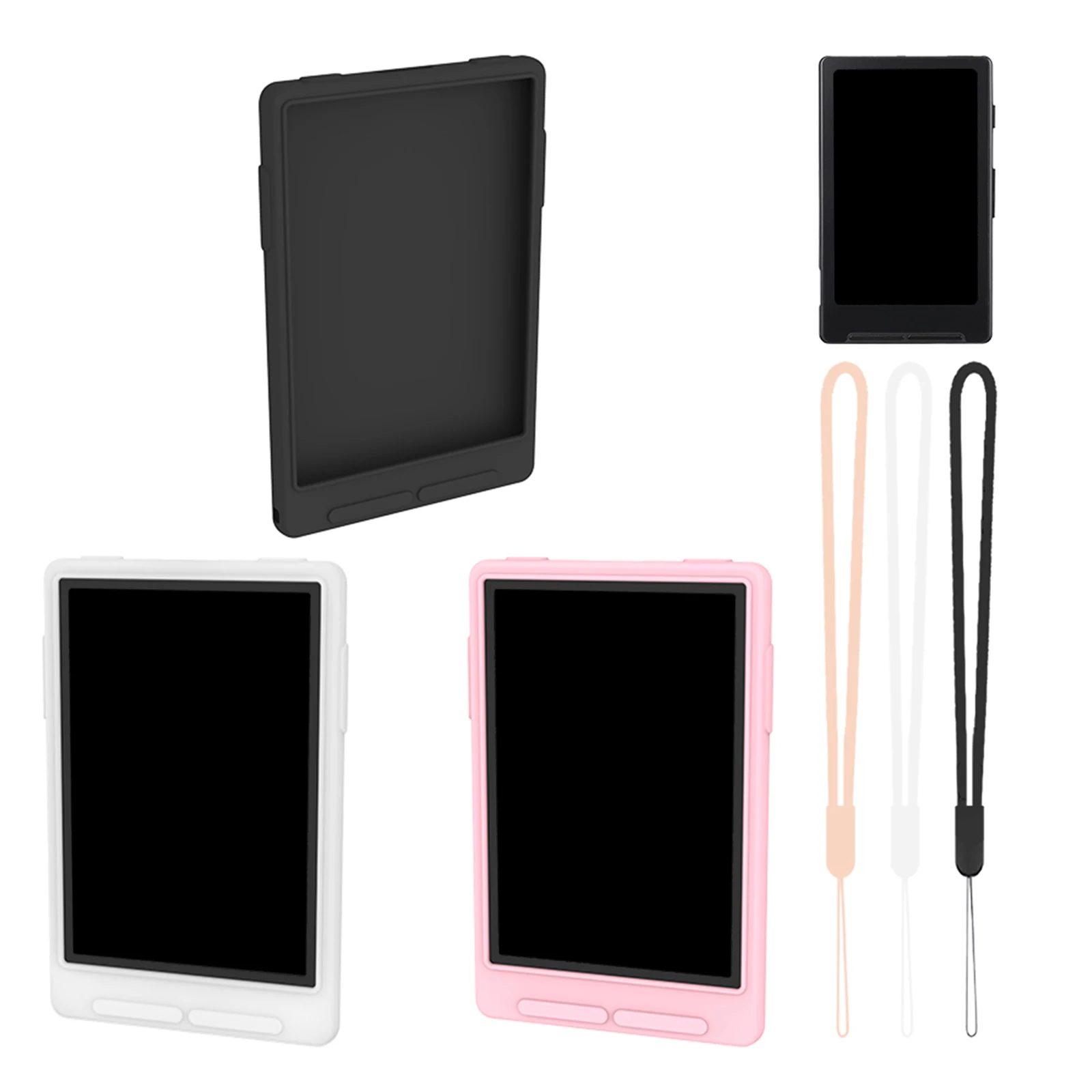 Full Wrap Silicone Cover for XTEINK X3 EBook Reader Soft Protective Shell Anti-Drop Dustproof with Lanyard