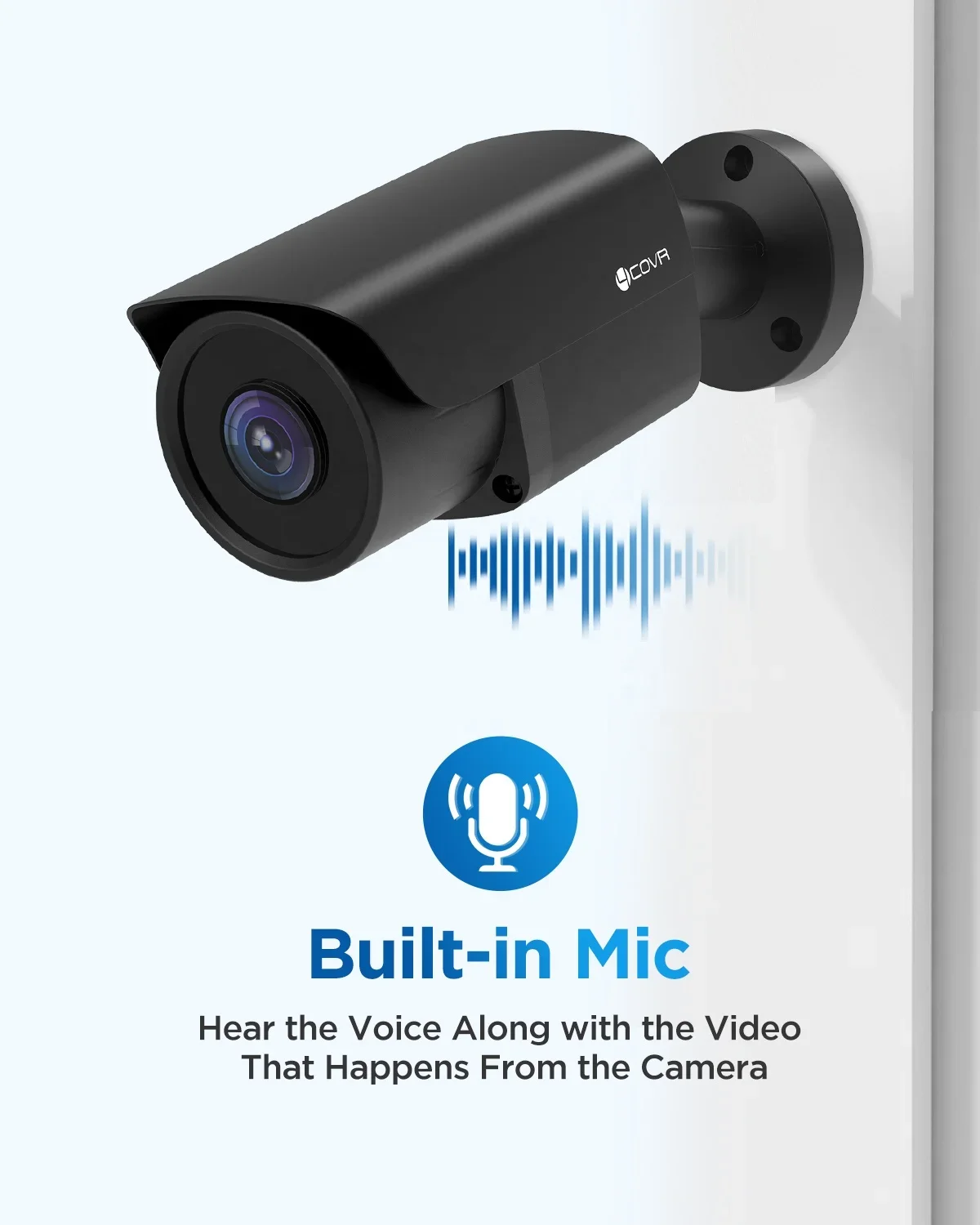 Cámara IP tipo bala negra comercial de 8MP, sistema de seguridad PoE 4K, detección de vehículos humanos AI, NVR de 8 canales, HDD de 2TB, 6 uds., vigilancia IP67