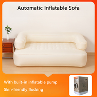 Lazy Couch Office Home Outdoor TPU Patch Auto Inflatable Sofa Portable Folding Camping Tent Lazy Man Inflatable Cushion