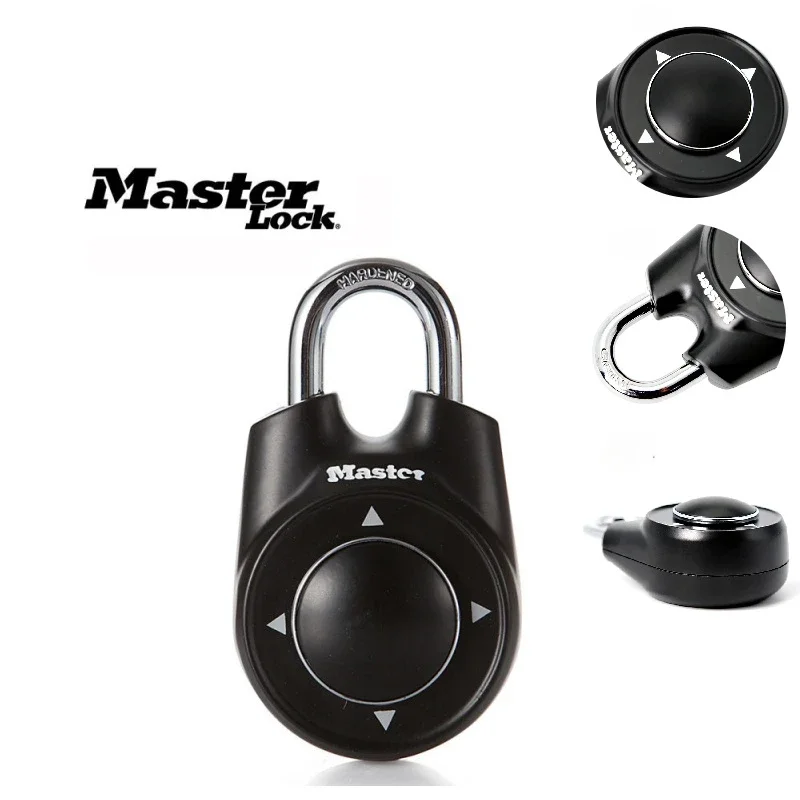 Master Lock 1500ID Portable Padlock Arrow Combination Directional Password Padlock Gym School Health Security Locker Door Lock