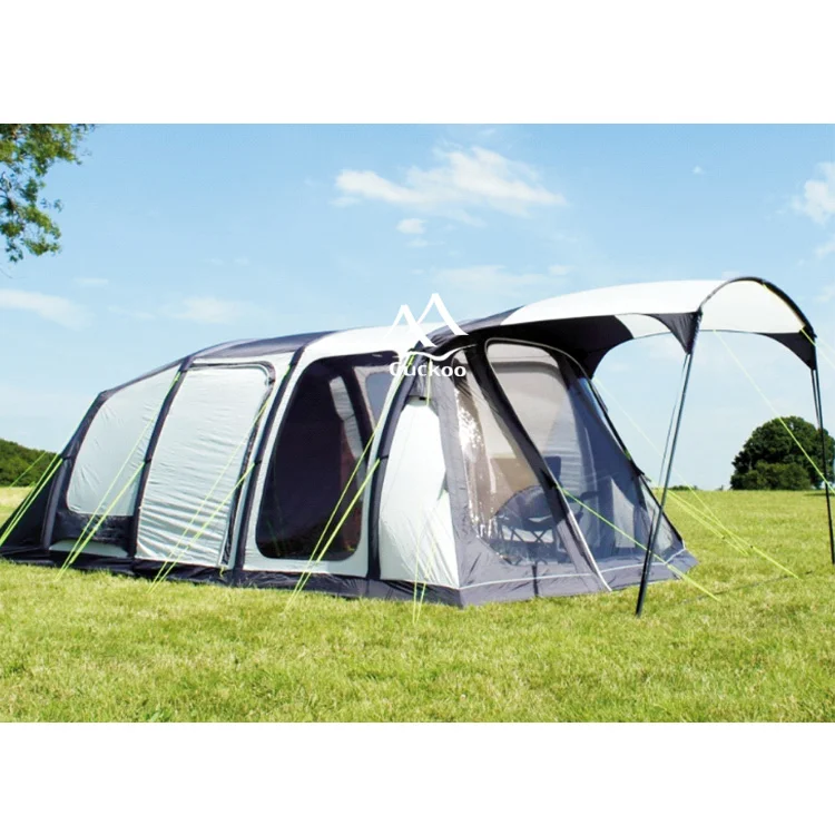 8 ~ 10 Person Fast Set Up Family Camping Tent with Folding Inflatable Tube