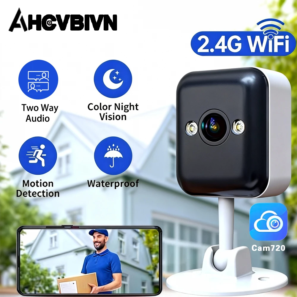 

5-мегапиксельная HD Wi-Fi камера для умного дома, внутренняя беспроводная IP-камера мониторинга, AI-обнаружение, автоматическое отслеживание, безопасность, радионяня