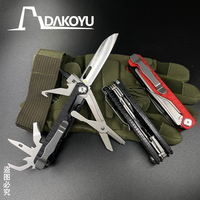NEW Dakoyu 18 in 1 Folding Multitool Multi-functional Combination Tool Folding Scissors EDC Outdoor Equipment