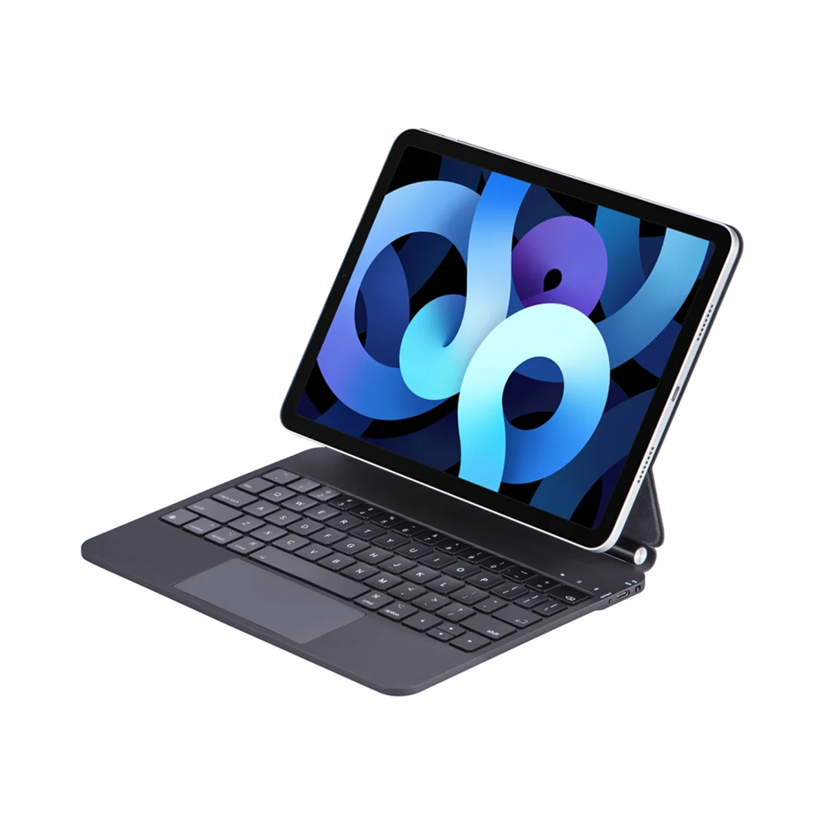 

ABME Magic Keyboard для Air 4/5 10,9 дюймов, чехол для планшета, магнитная сенсорная панель, беспроводная Bluetooth-клавиатура, черная