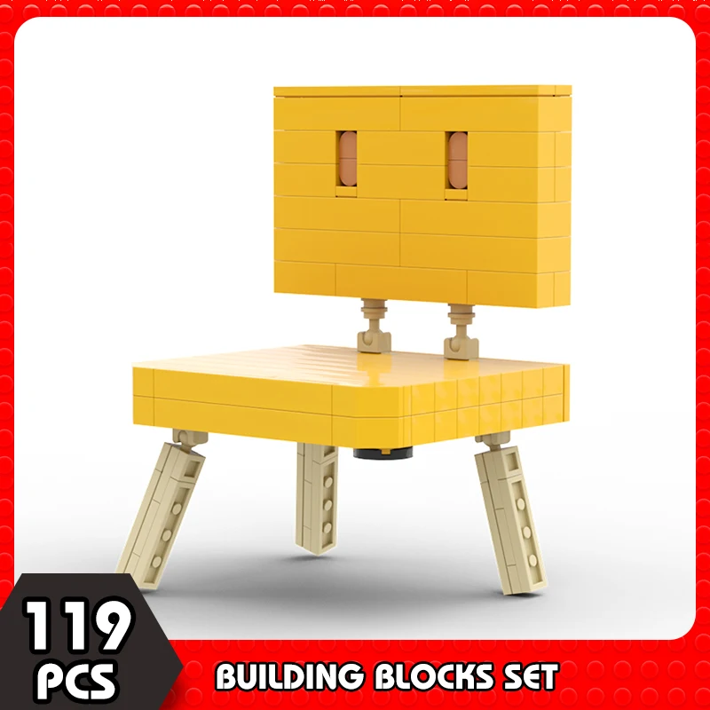 

MOC Anime Figure Suzumeds Sōta Munakata Chair Cartoon Kits Building Blocks Home Decor Room Scene Bricks Toys for Children