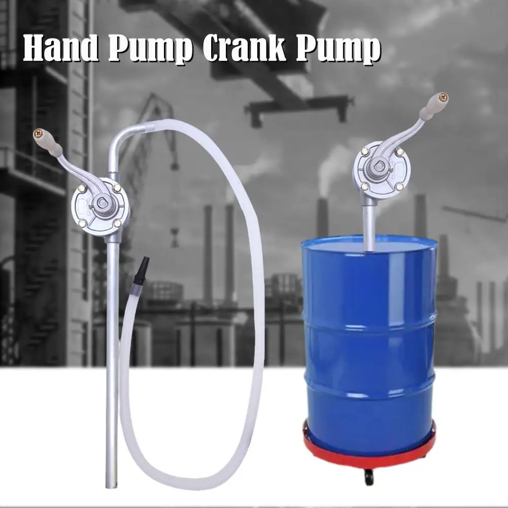 

Hand Pump Crank Pump Oil Barrel Pump Aluminum Transfer Pump Crank Barrel Manual Pump Syphon Fuel Saver For Gas Gasoline U5L3