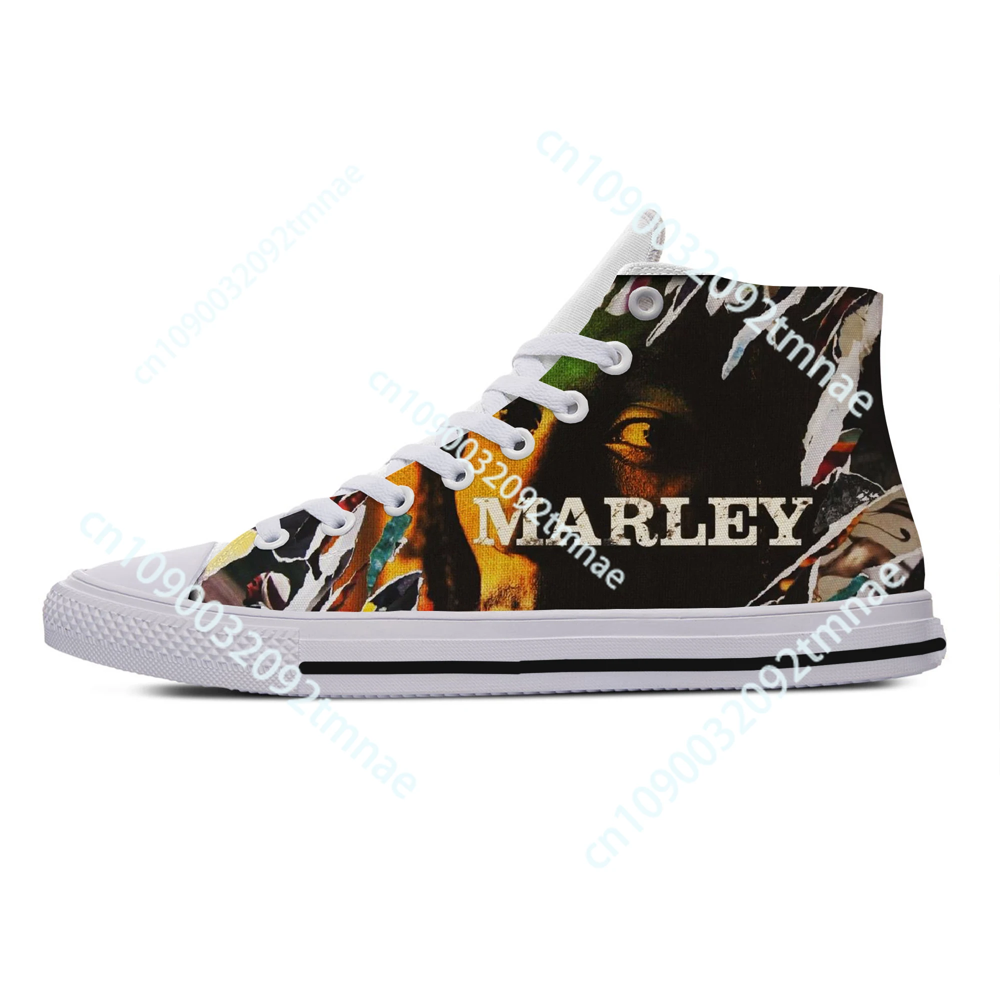 Hot Fashion Woman Man Lightweight Sneakers Casual Board Shoes High Quality Cool Bob Marley High Help Custom Shoes Board Shoes