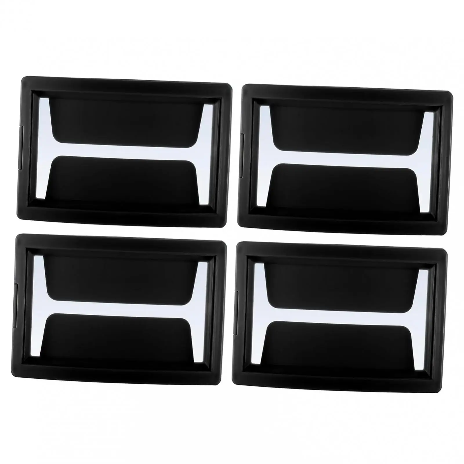 

4x Ski Goggle Pass Holders Winter Sports Accessories,ID Badge Holders Helmet Attachment Ski Passes Protection Clamp for Outdoor